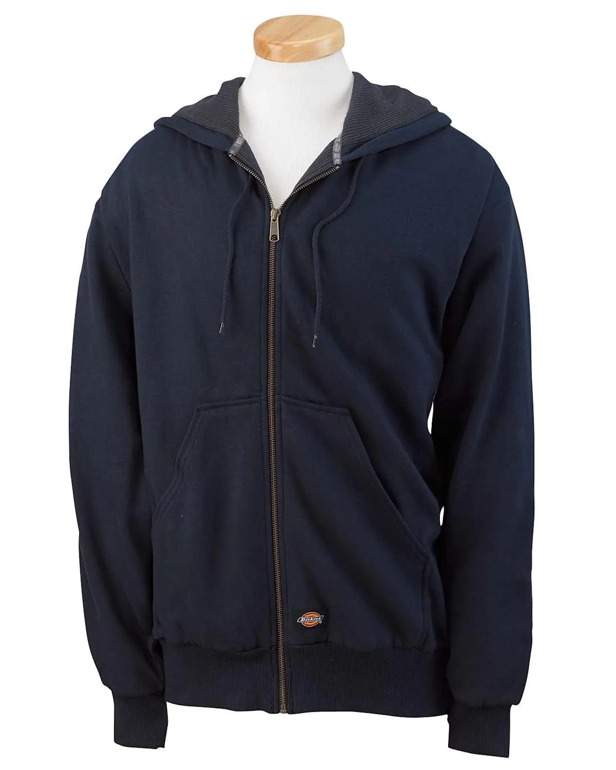 Dickies Men's 470 Gram Thermal-Lined Fleece Jacket Hooded Sweatshirt