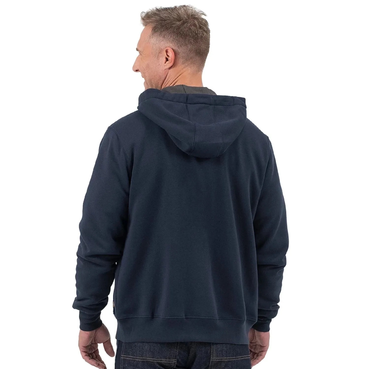 Dickies Men's Thermal Lined Full-Zip Fleece Sweatshirt