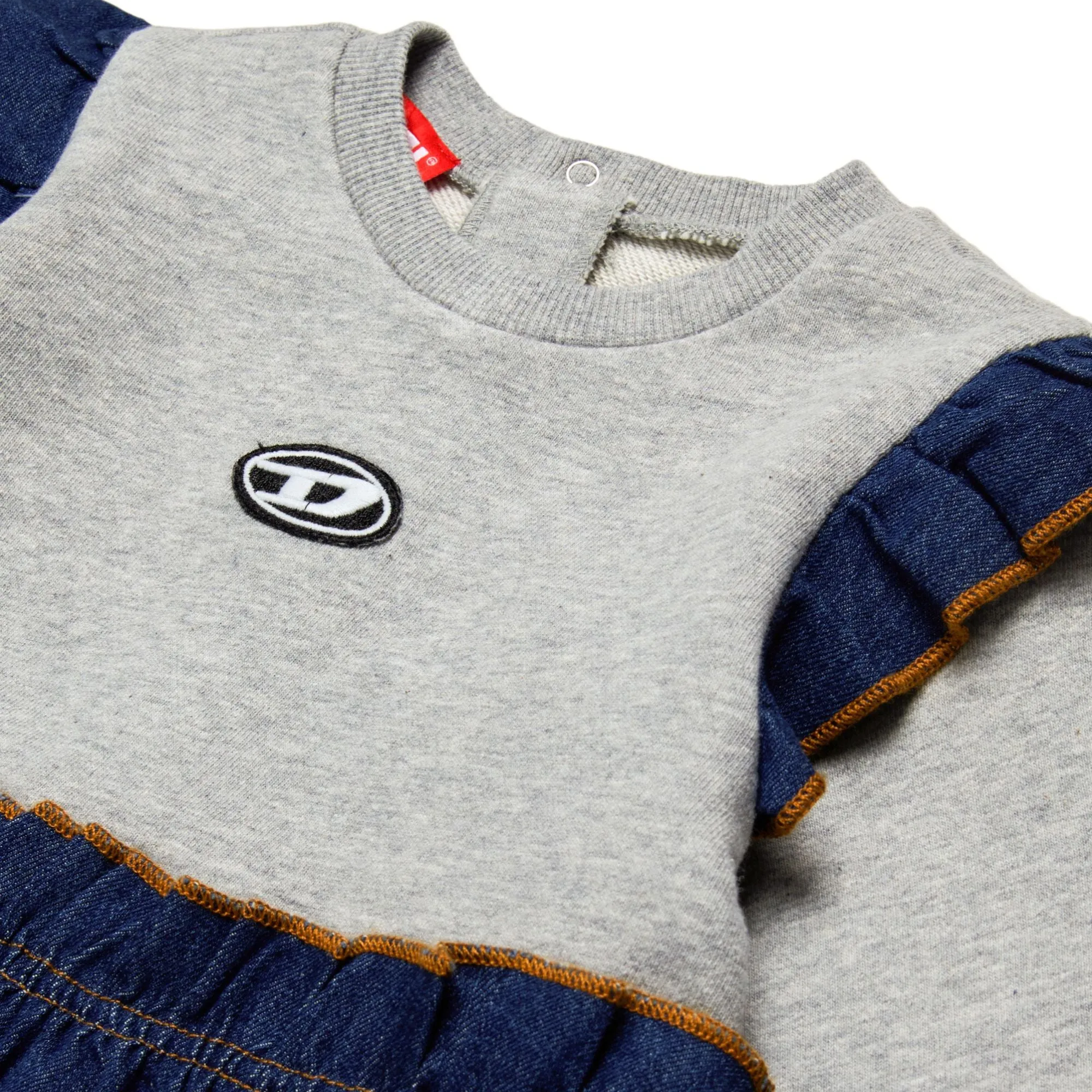 Diesel Baby Girls Jean Sweatshirt Dress