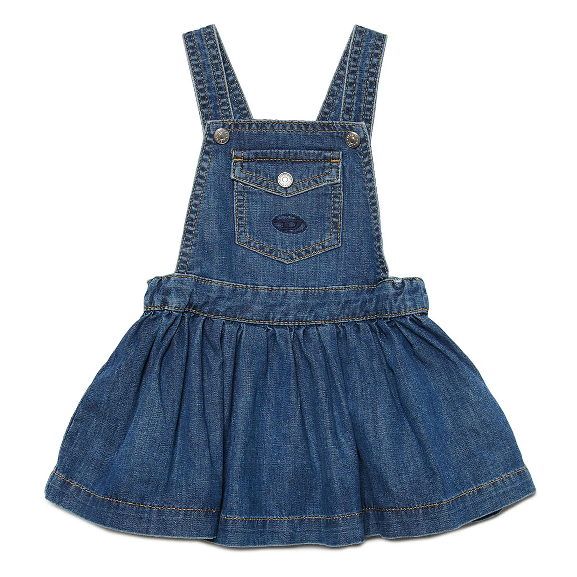 Diesel Baby Girls Overall Dress Ensemble