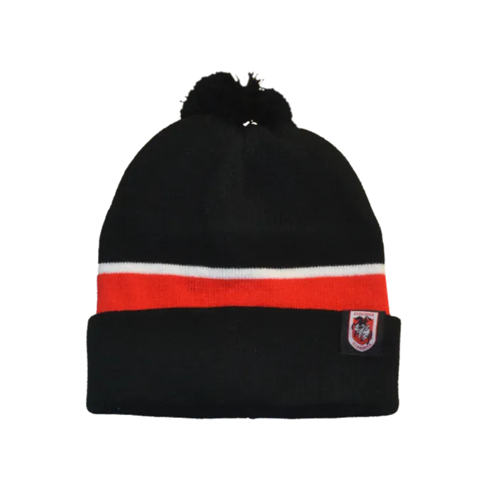 Dragons Black & Red Beanie