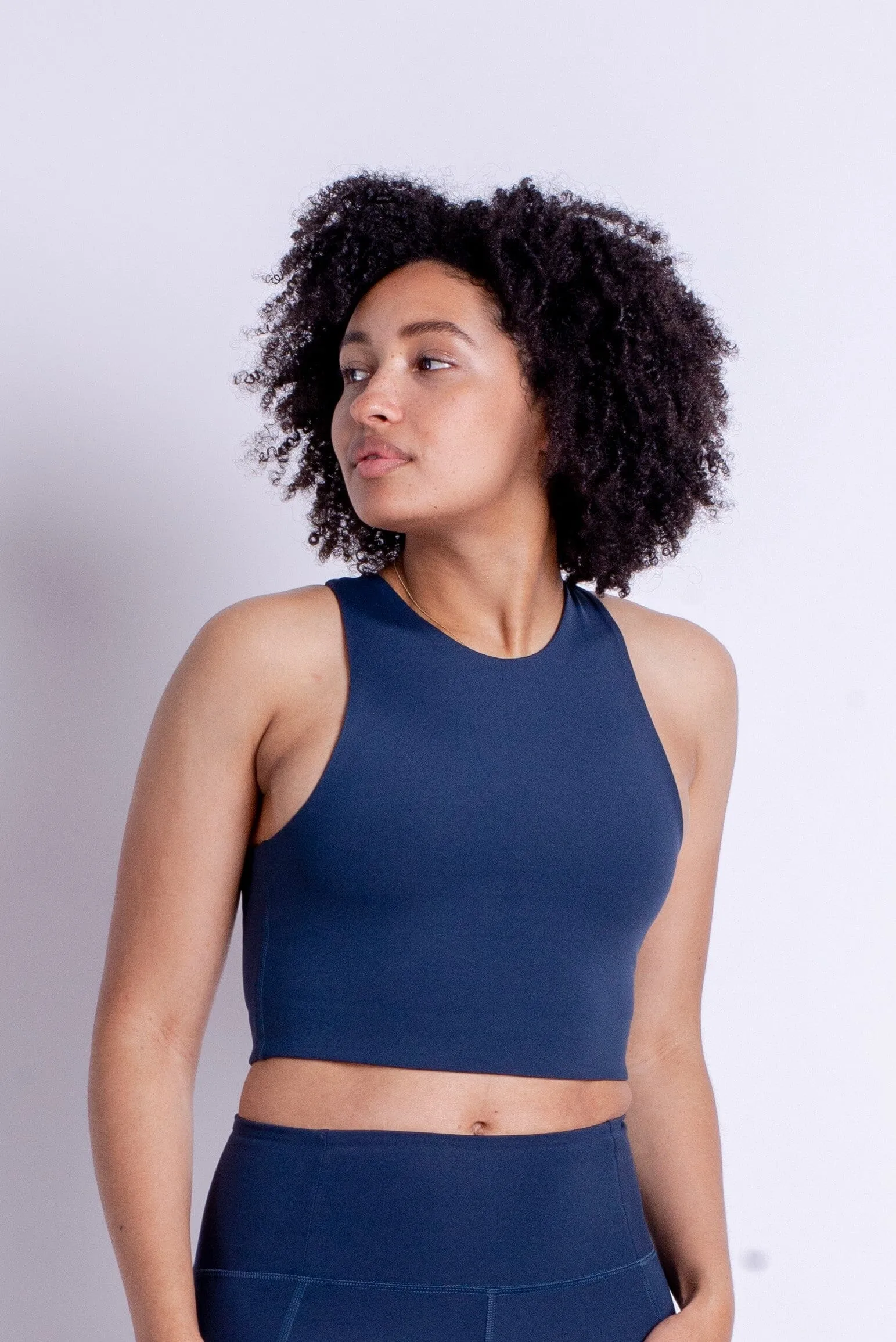 Dylan Crop Tank Bra - Made from Recycled Plastic Bottles