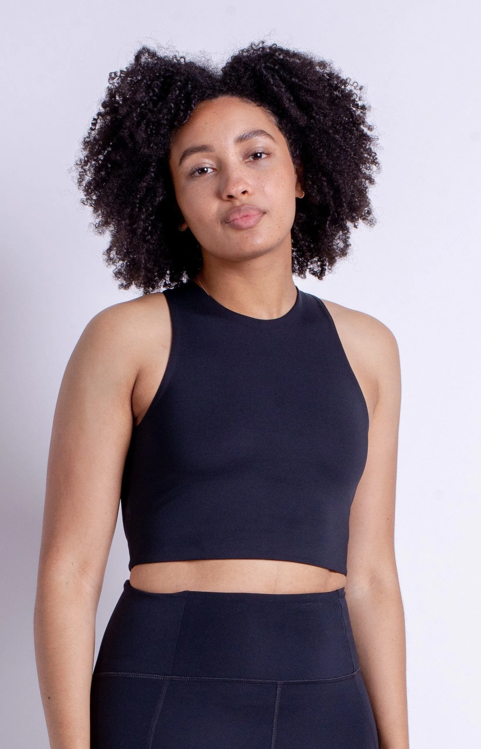 Dylan Crop Tank Bra - Made from Recycled Plastic Bottles