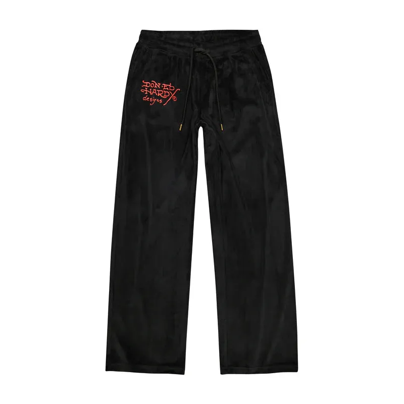 ED HARDY NYC Skull Y2K Flared Sweatpants