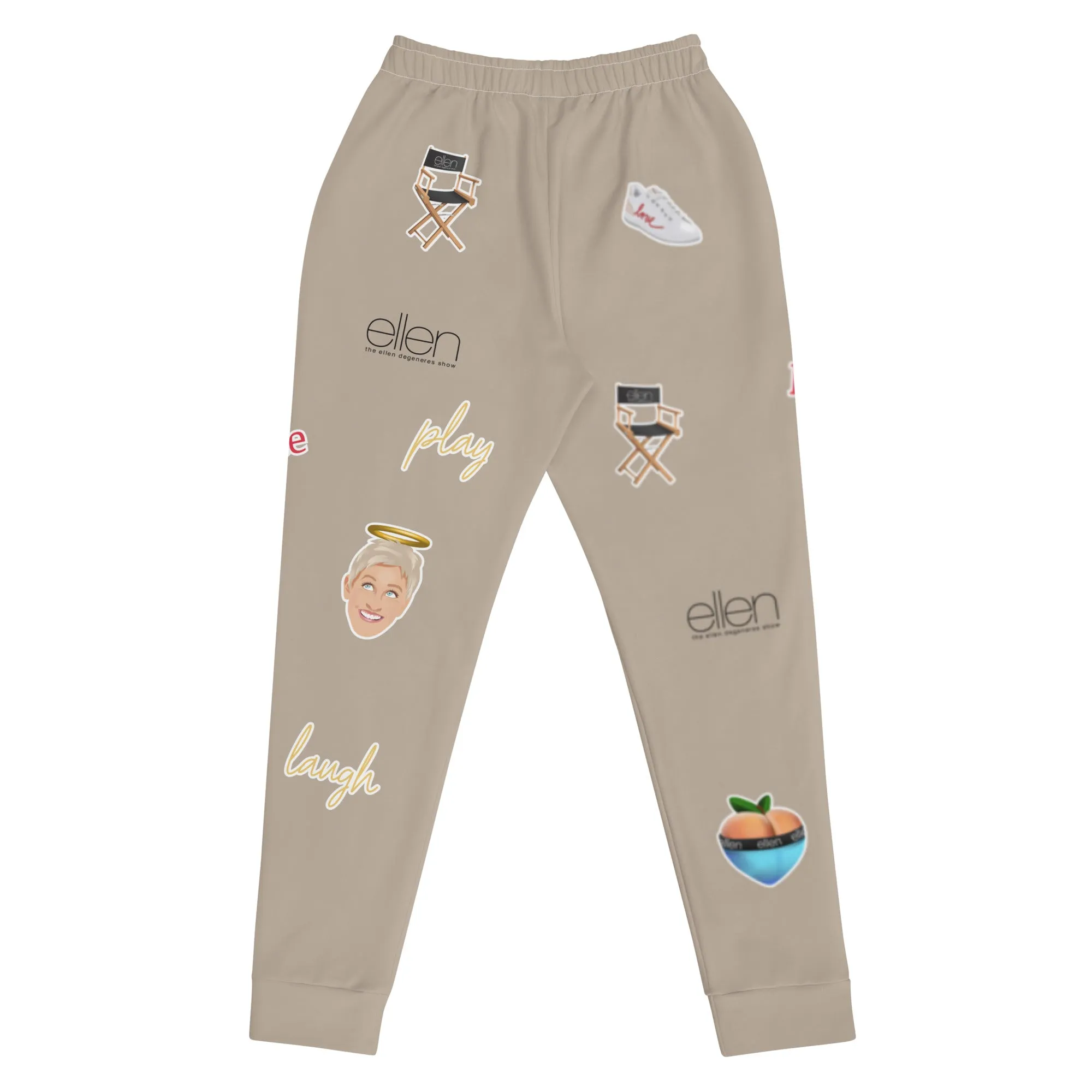 Emoji Joggers-Cream