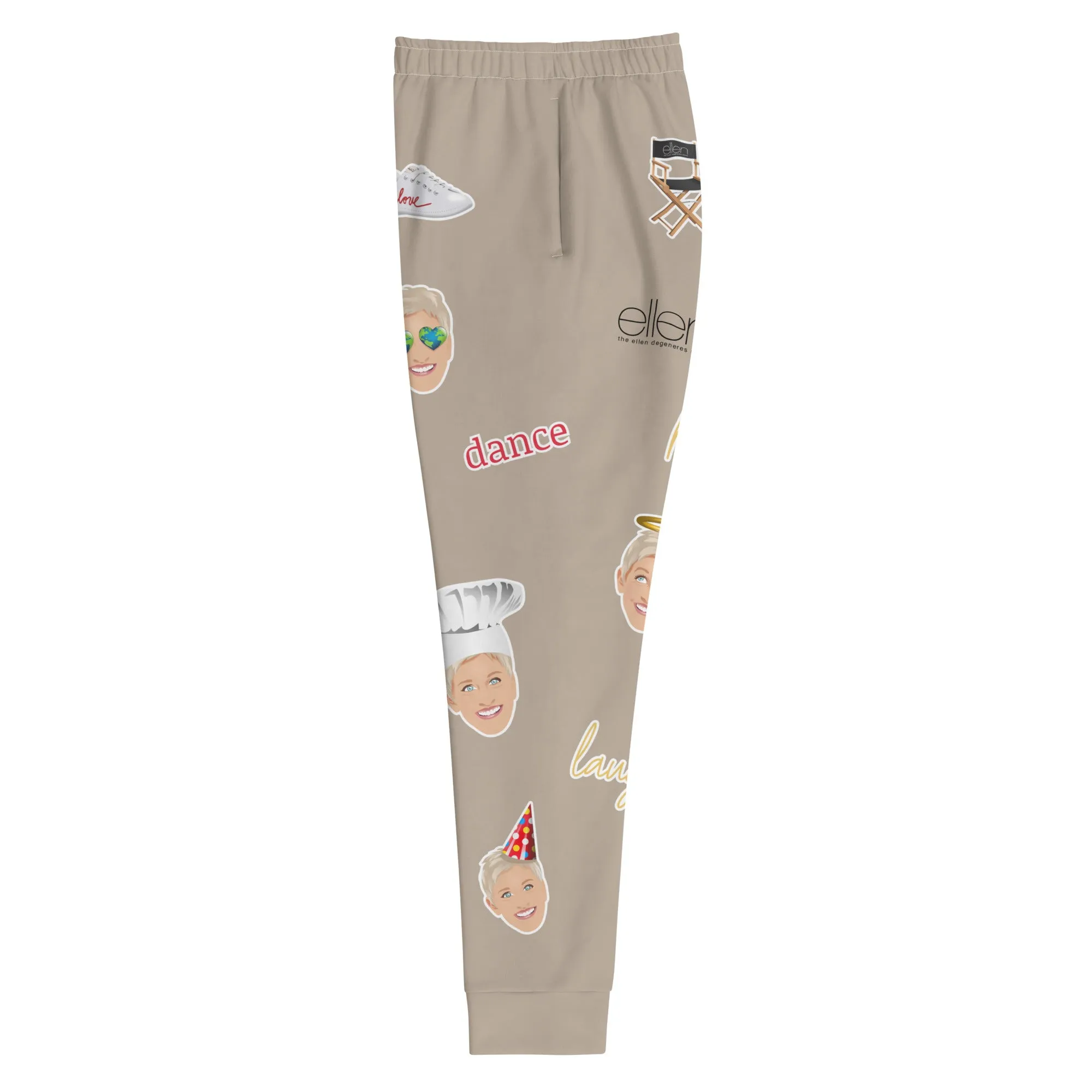 Emoji Joggers-Cream