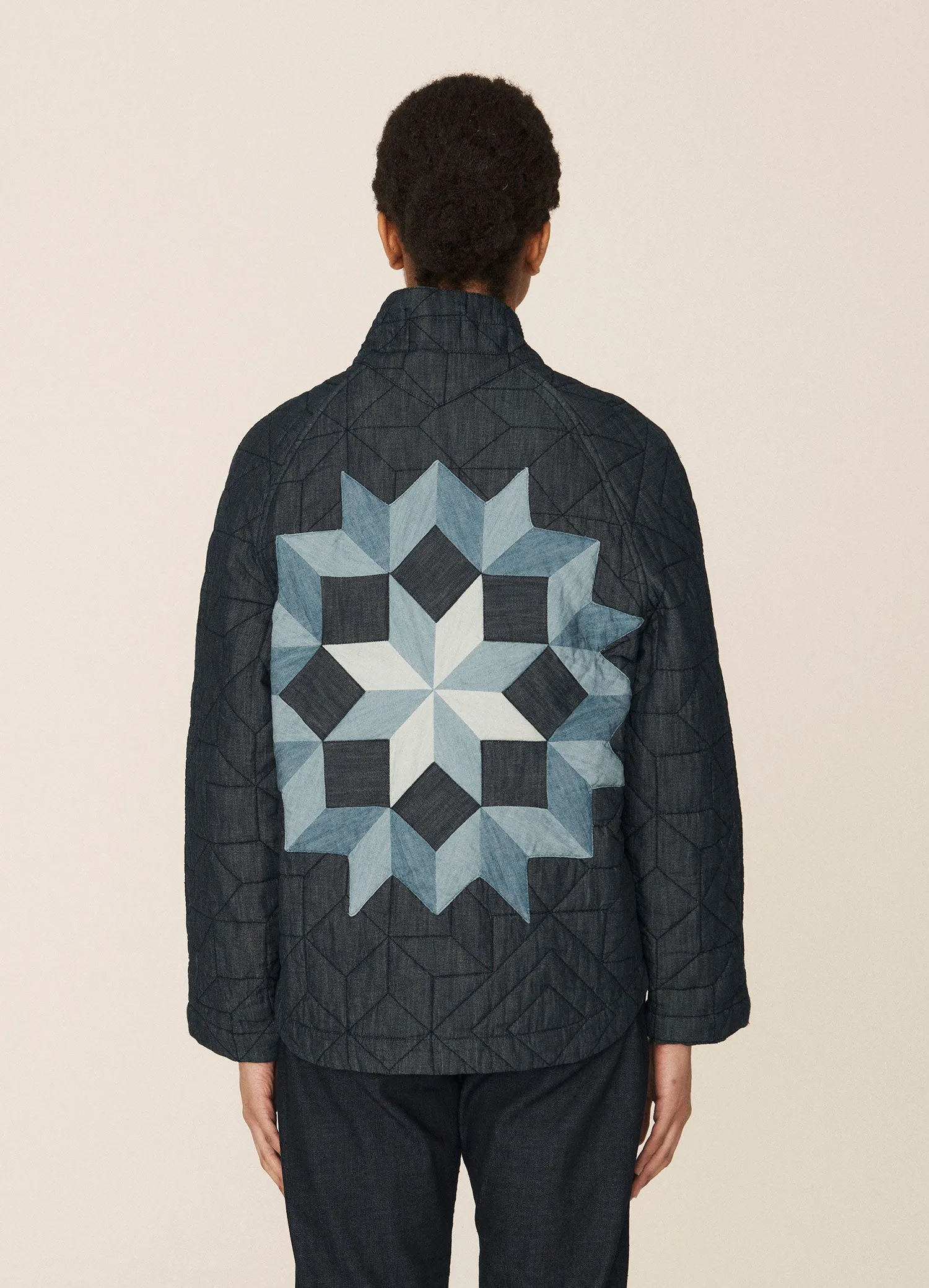 Erkin Quilted Cotton Star Jacket