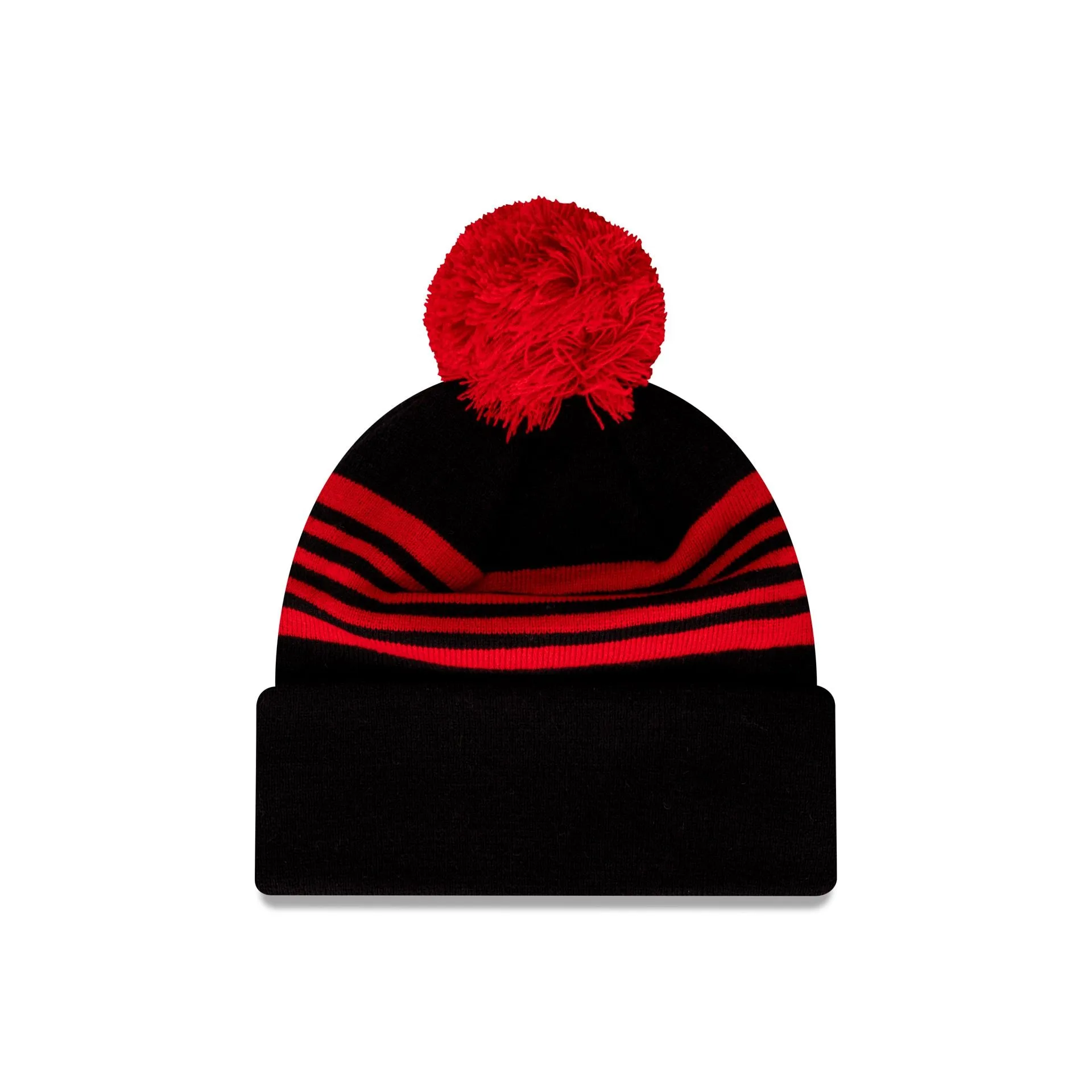 Essendon Bombers Heritage Stripe Beanie with Pom