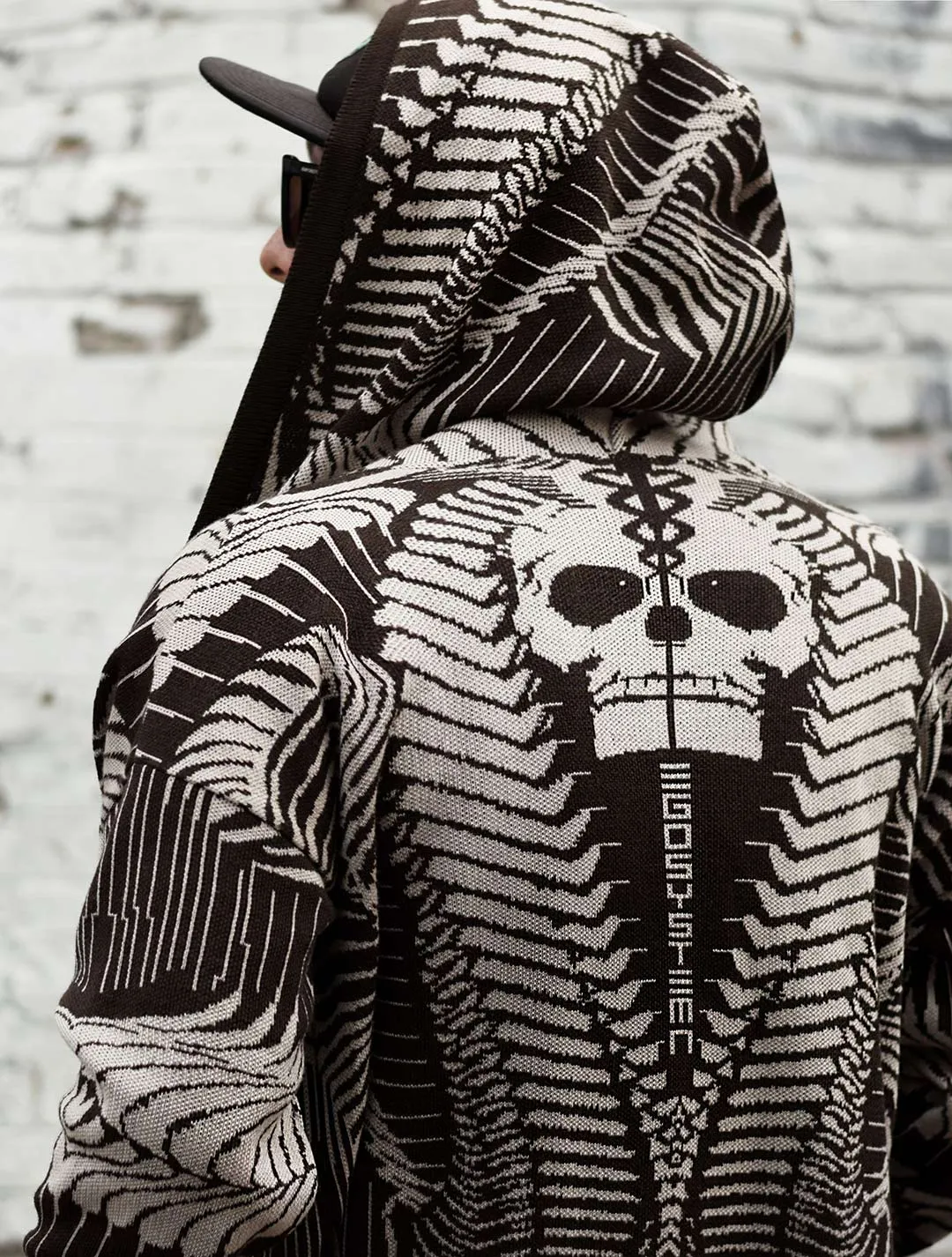 Fatality Unisex Knit Cardigan by EGOSYSTEMA