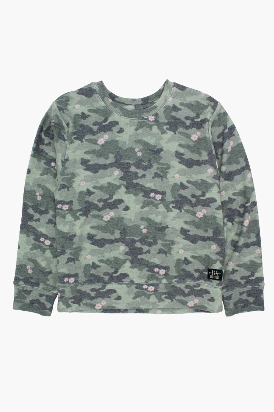 Feather 4 Arrow Chill Down Kids Sweatshirt - Camo