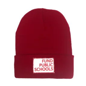 Fund Public Schools Beanie - Red for ED