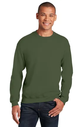 Gildan Heavy Blend Crewneck Sweatshirt Military Green