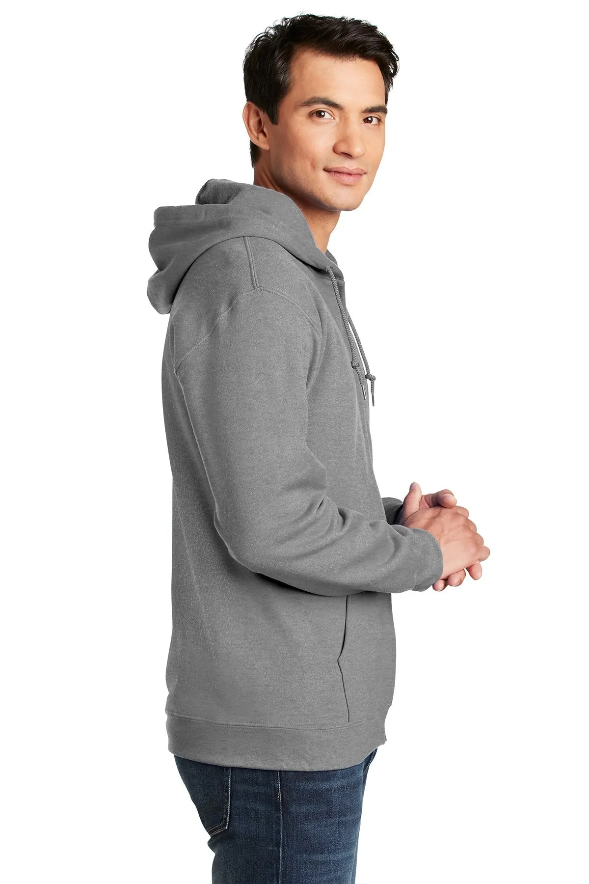 Gildan Heavy Blend Full Zip Hooded Sweatshirt Sports Grey