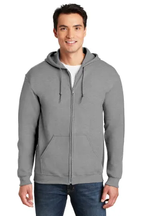 Gildan Heavy Blend Full Zip Hooded Sweatshirt Sports Grey