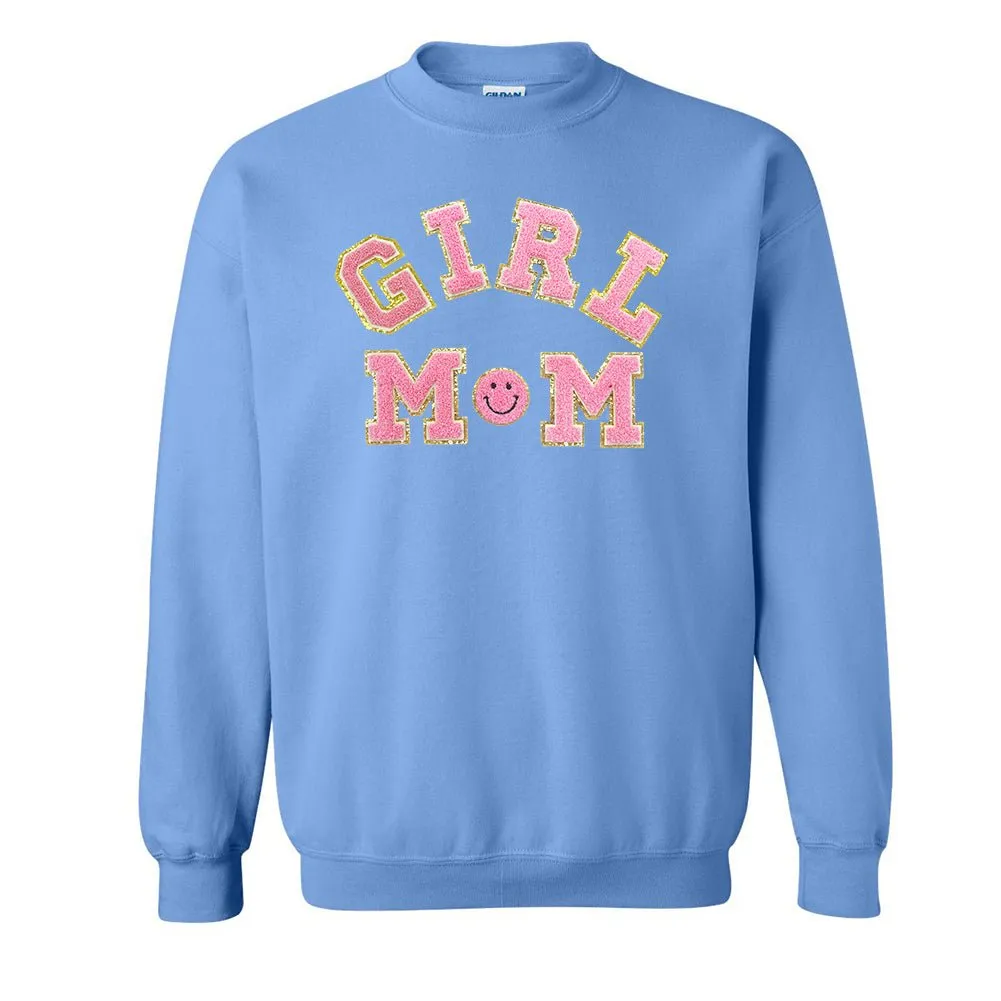 Girl Mom Letter Patch Sweatshirt