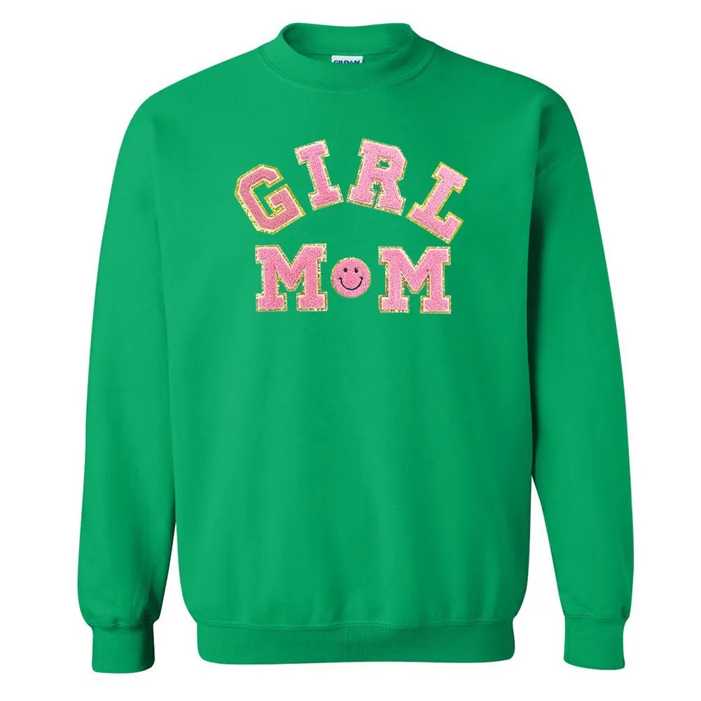 Girl Mom Letter Patch Sweatshirt