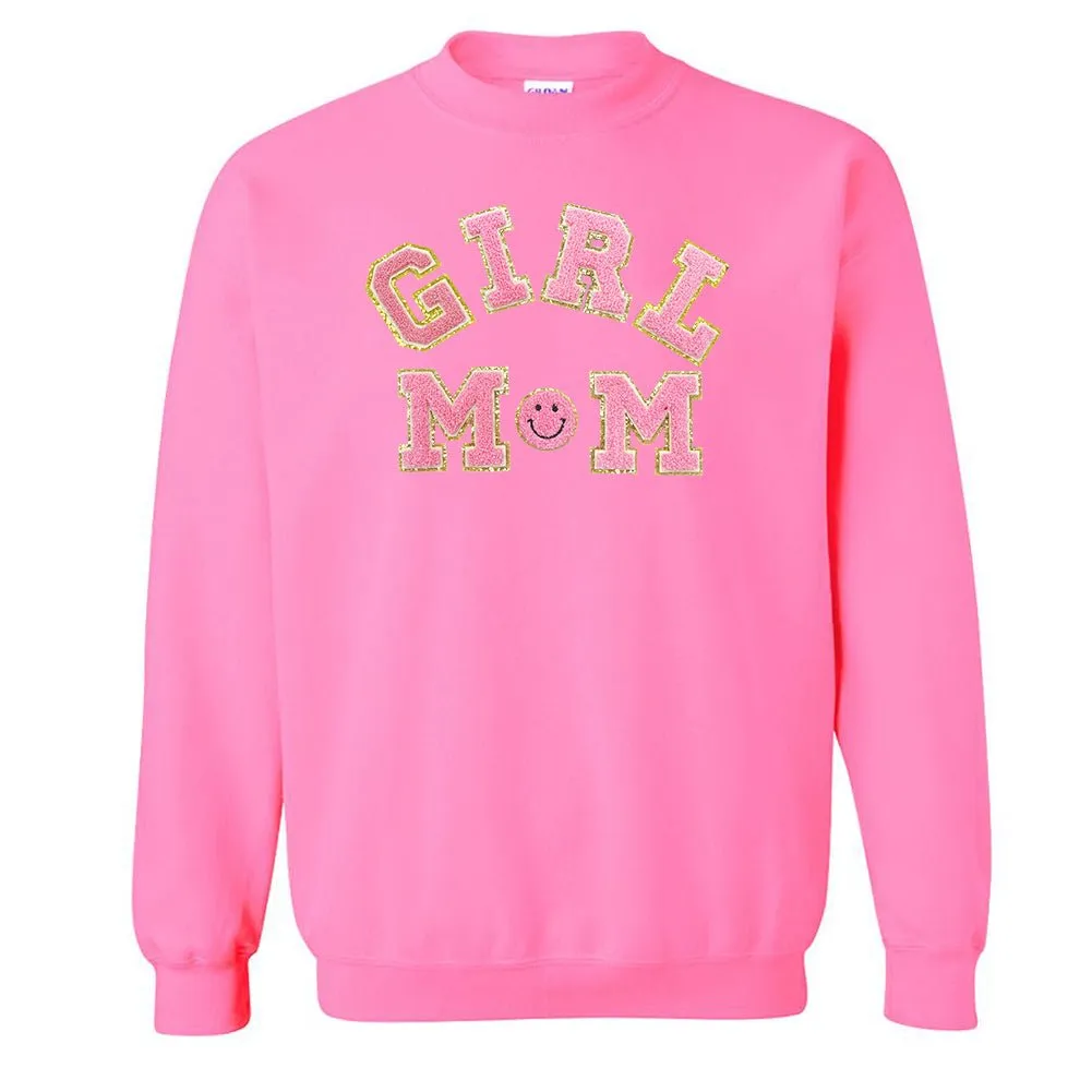 Girl Mom Letter Patch Sweatshirt