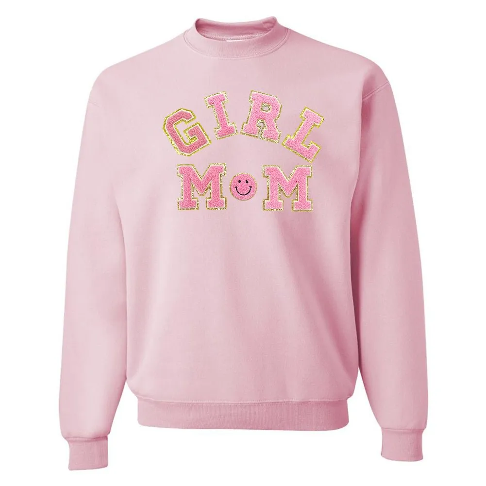 Girl Mom Letter Patch Sweatshirt