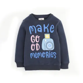 GIRL'S FLEECE GRAPHIC SWEATSHIRT