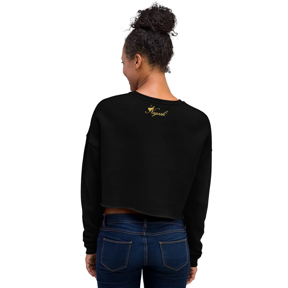 Goddess (Gold) Crop Sweatshirt