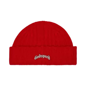 GodSpeed OG Logo Emblem Beanie - Red