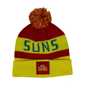 Gold Coast Suns AFL Adults Bar Beanie