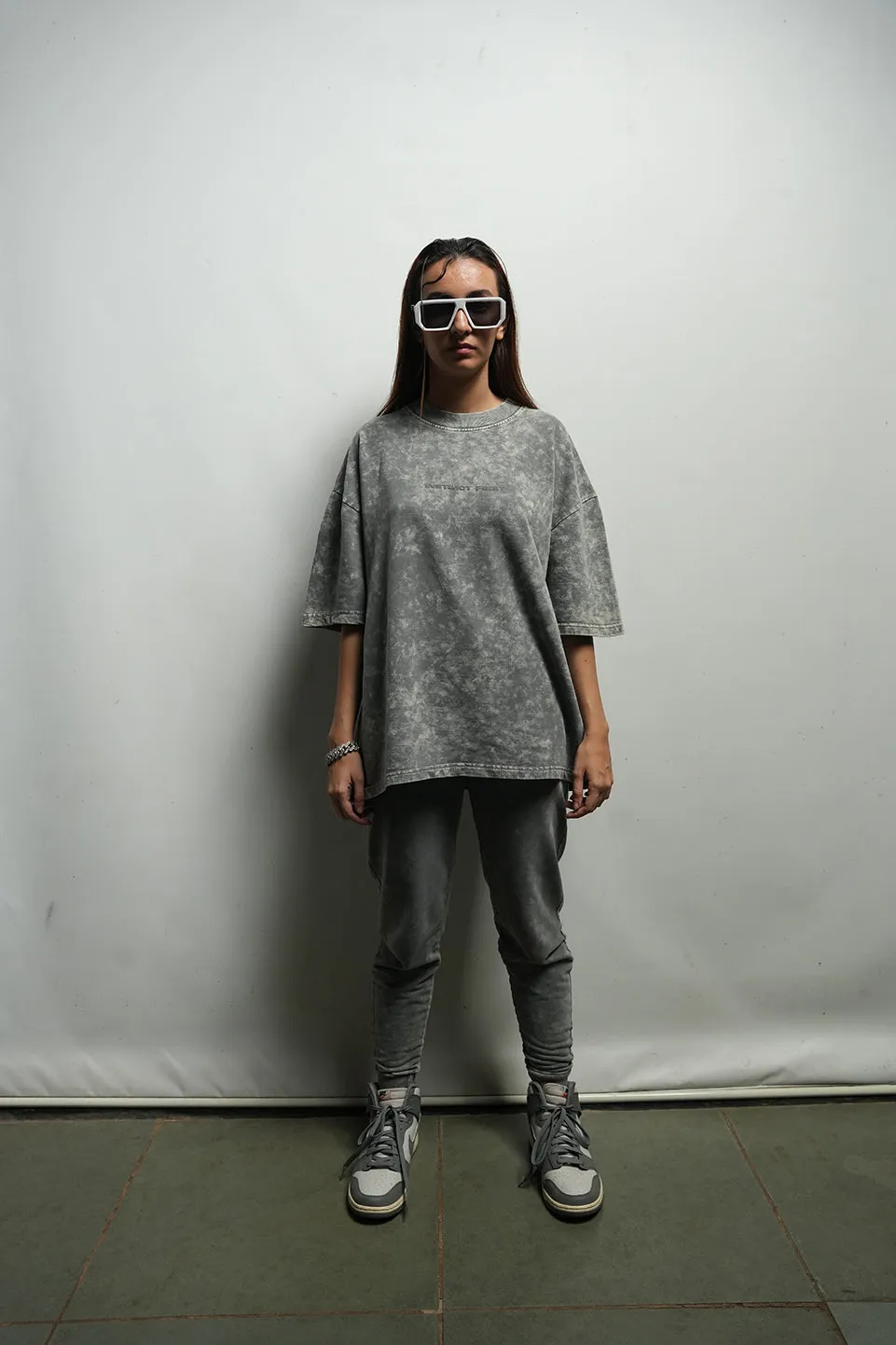 GRAPHITE Washed sweatpants