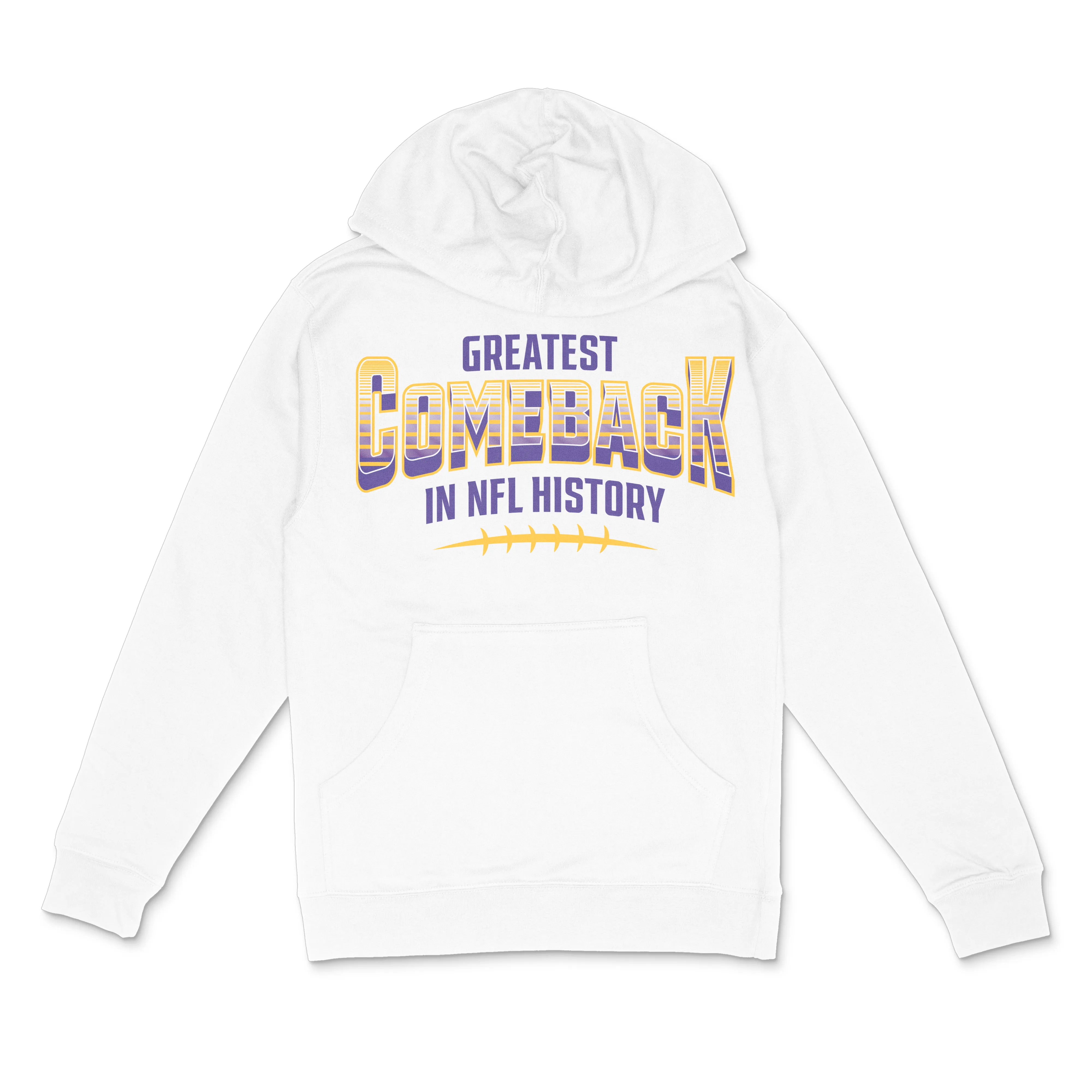 Greatest Comeback in NFL History Unisex Midweight Hooded Sweatshirt