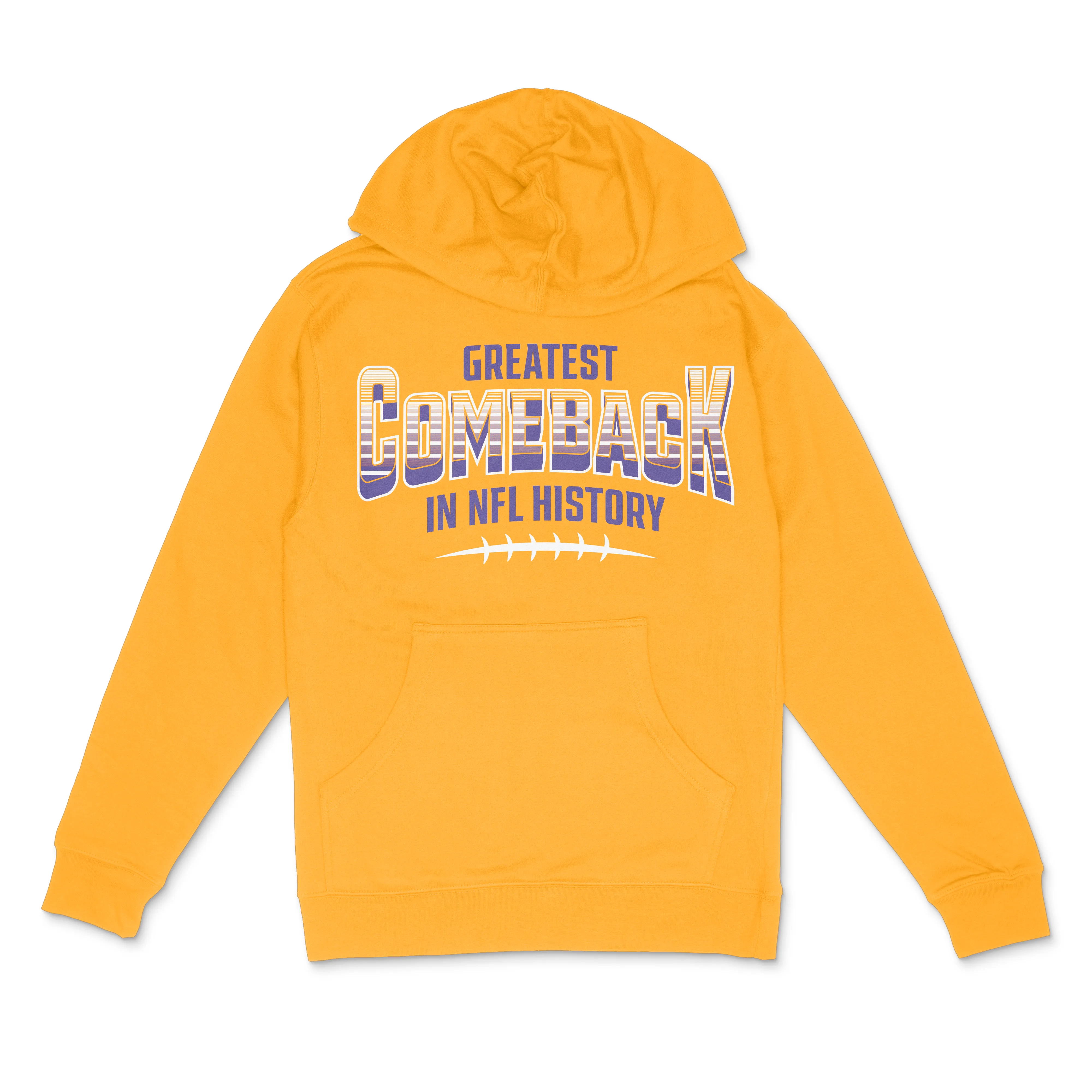 Greatest Comeback in NFL History Unisex Midweight Hooded Sweatshirt