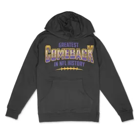 Greatest Comeback in NFL History Unisex Midweight Hooded Sweatshirt