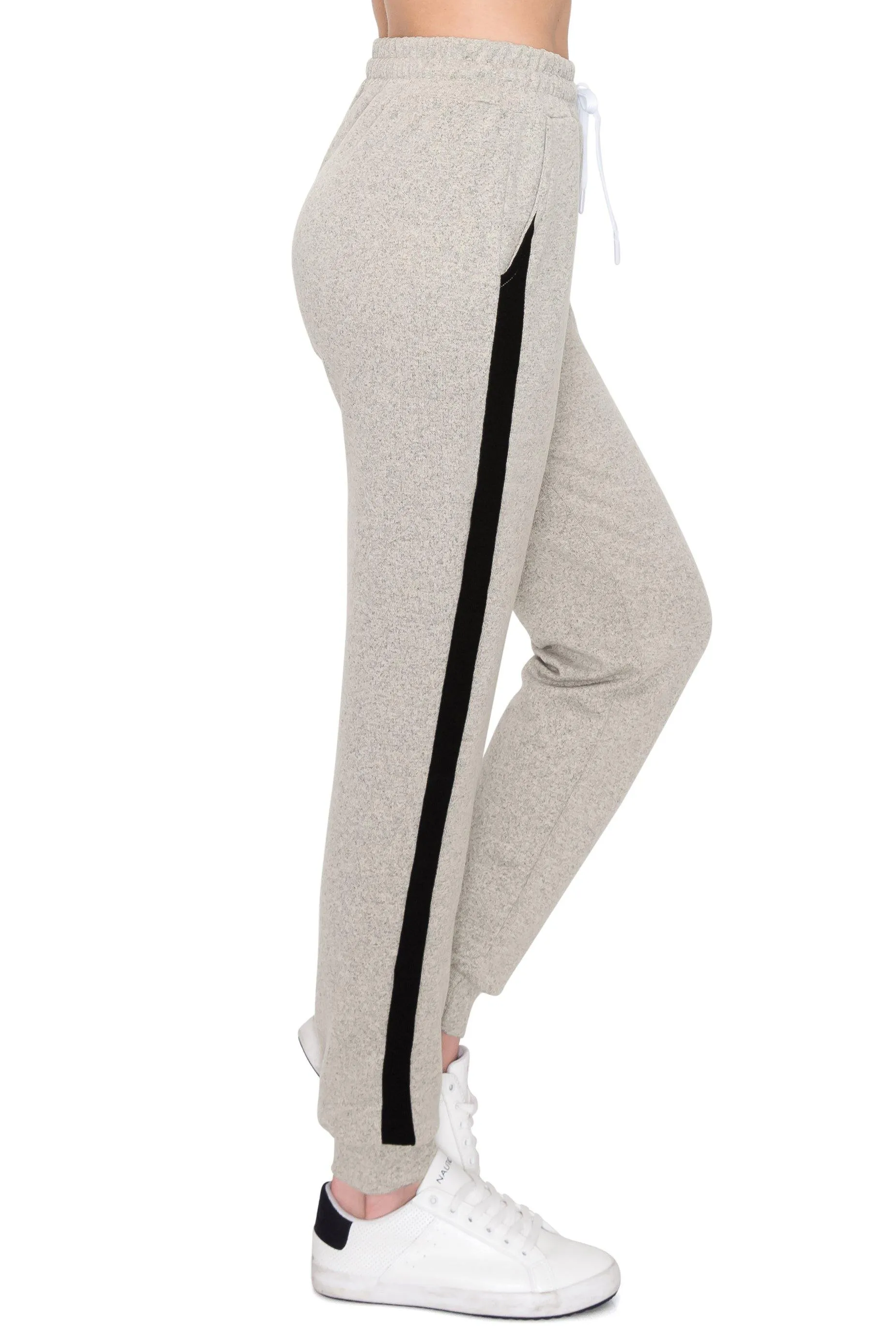 Hacci Jogger Sweatpants Striped