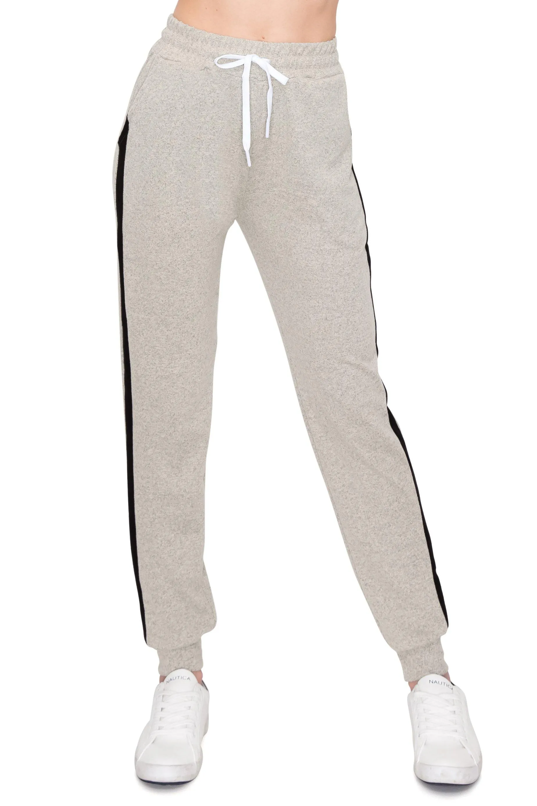 Hacci Jogger Sweatpants Striped