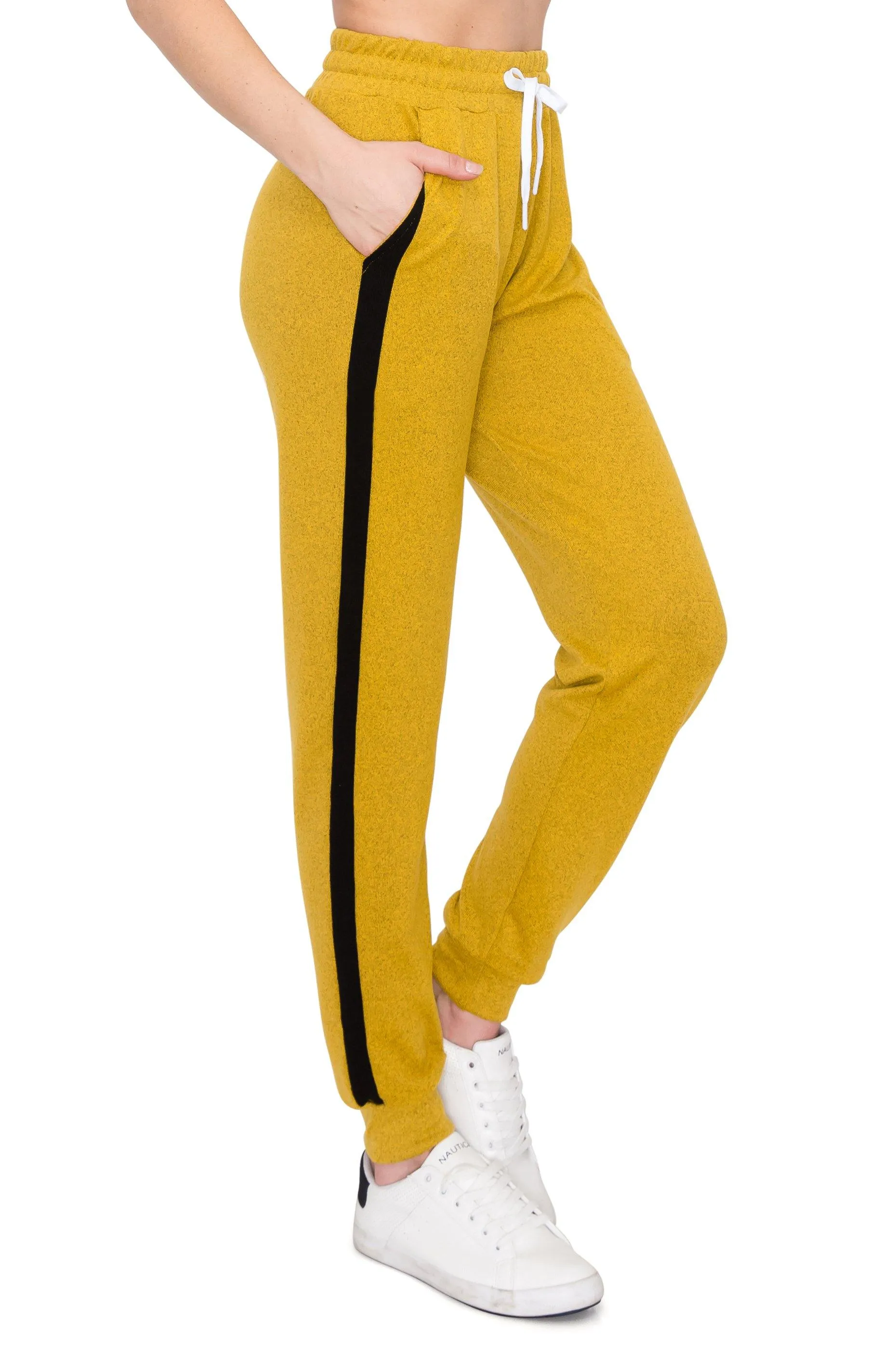 Hacci Jogger Sweatpants Striped