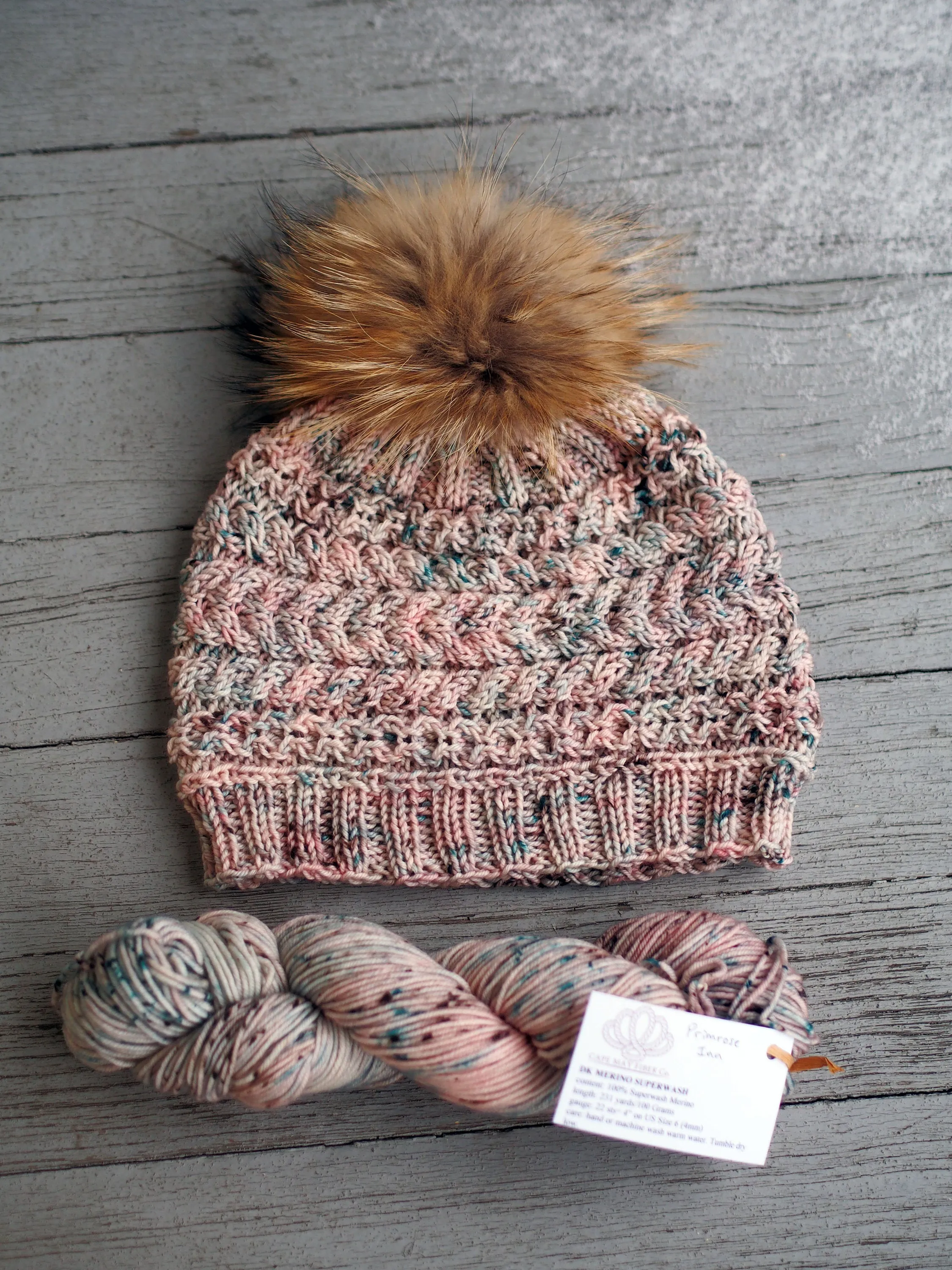 Halyard Hat Knitting Pattern DK Weight