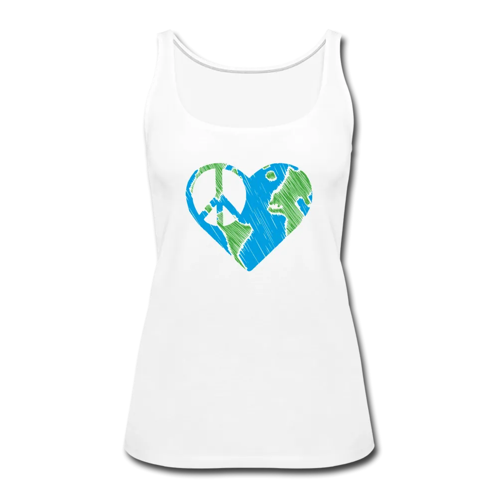 I Heart Peace- Women’s Premium Tank Top