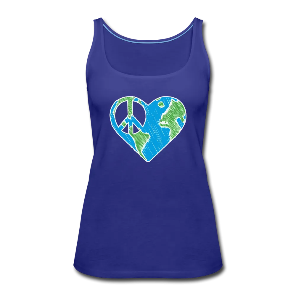 I Heart Peace- Women’s Premium Tank Top