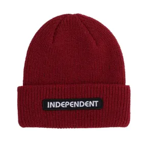 Independent Groundwork Shoreman Beanie Red