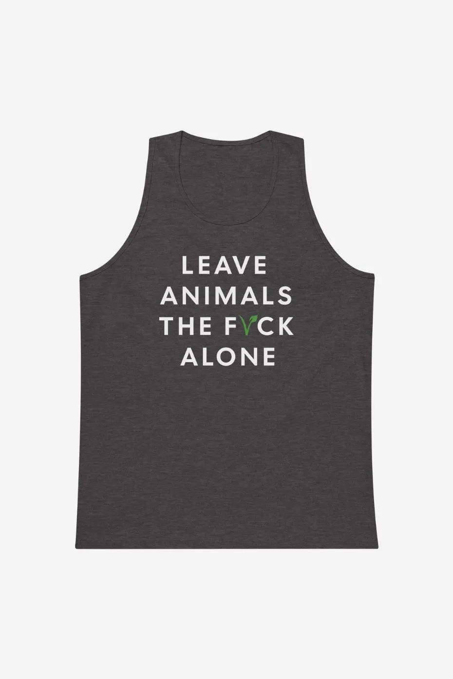 Leave Animals Alone Men’s premium tank top