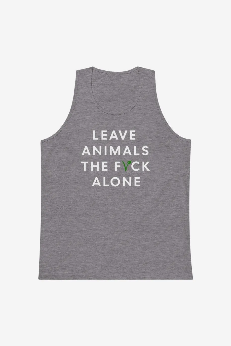 Leave Animals Alone Men’s premium tank top