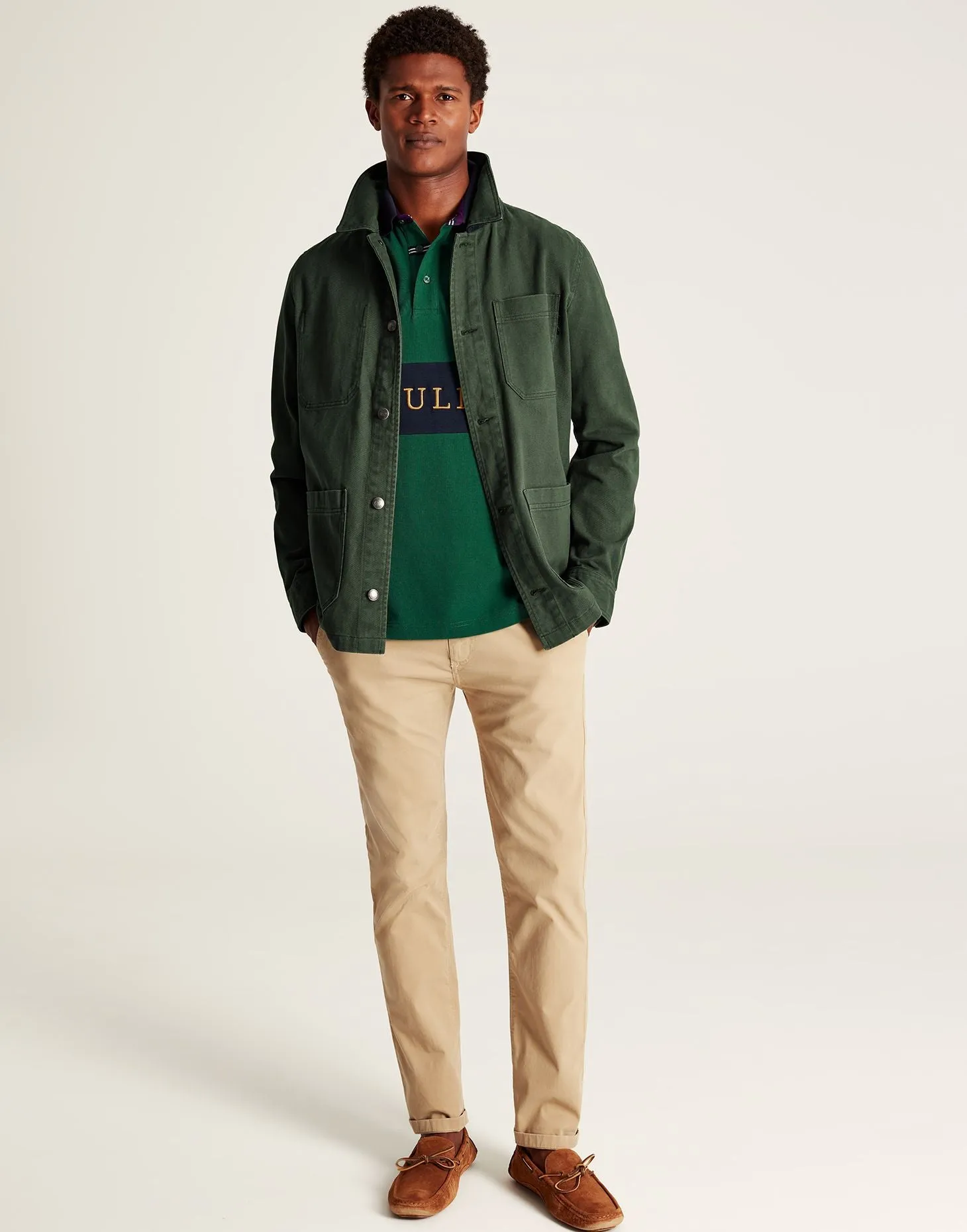 Lindell Multi Pocket Woven Jacket - Dark Green