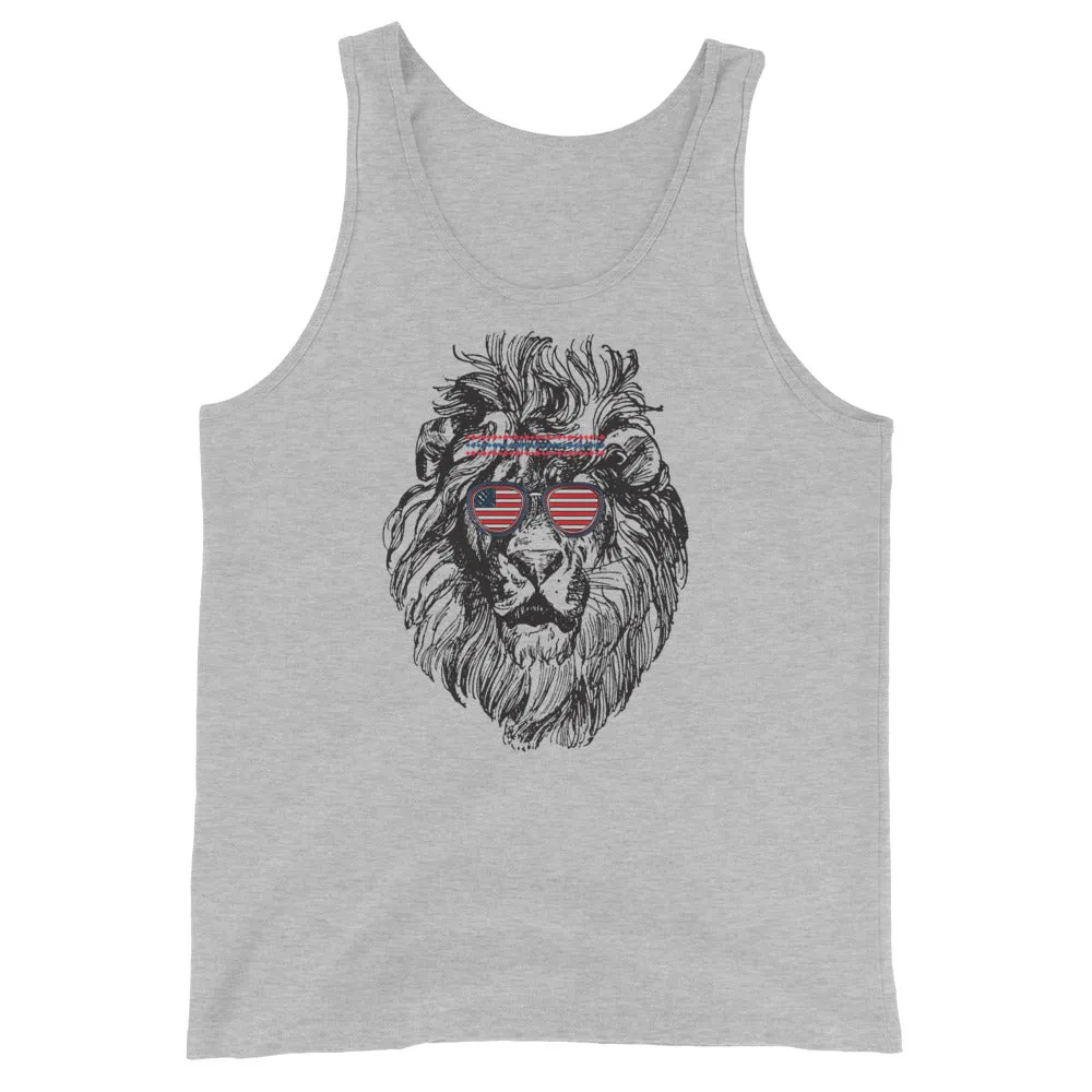 Lion graphic print unisex tanktop