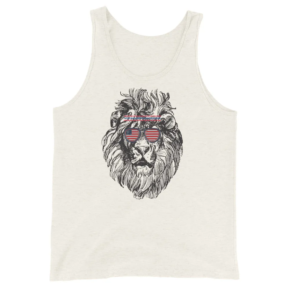 Lion graphic print unisex tanktop