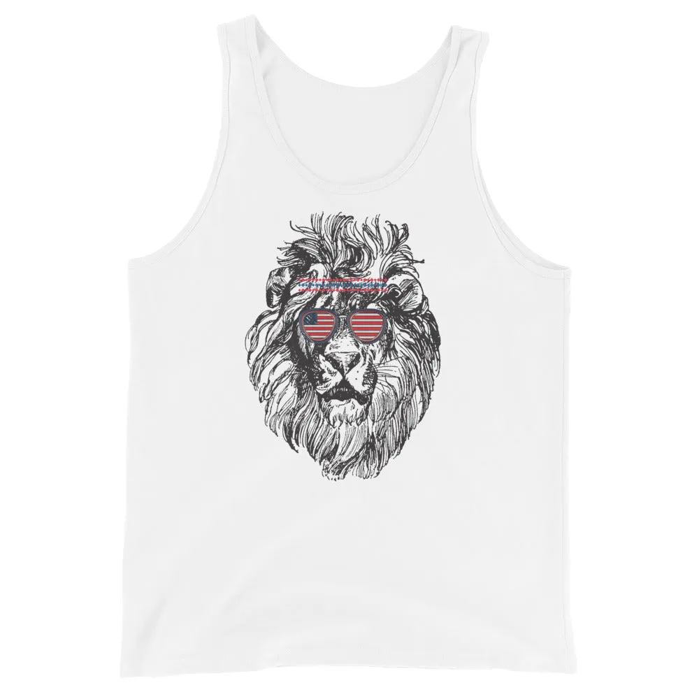 Lion graphic print unisex tanktop