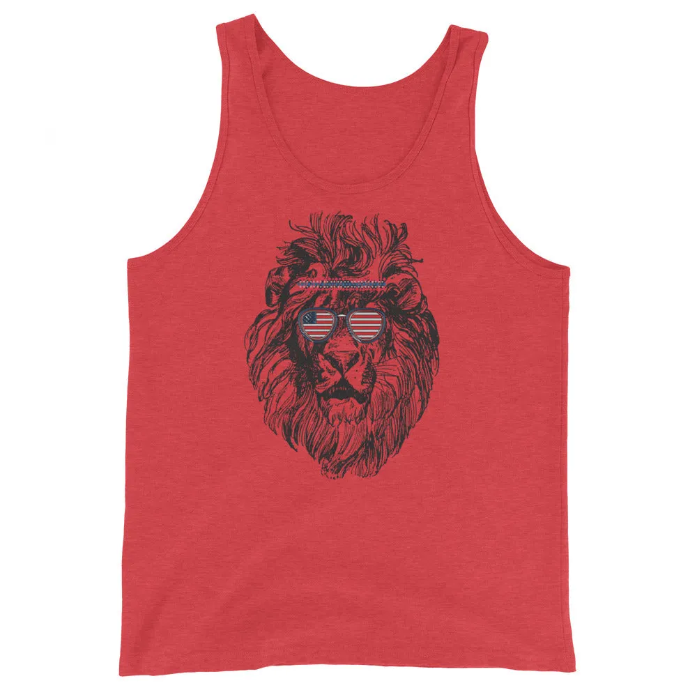 Lion graphic print unisex tanktop