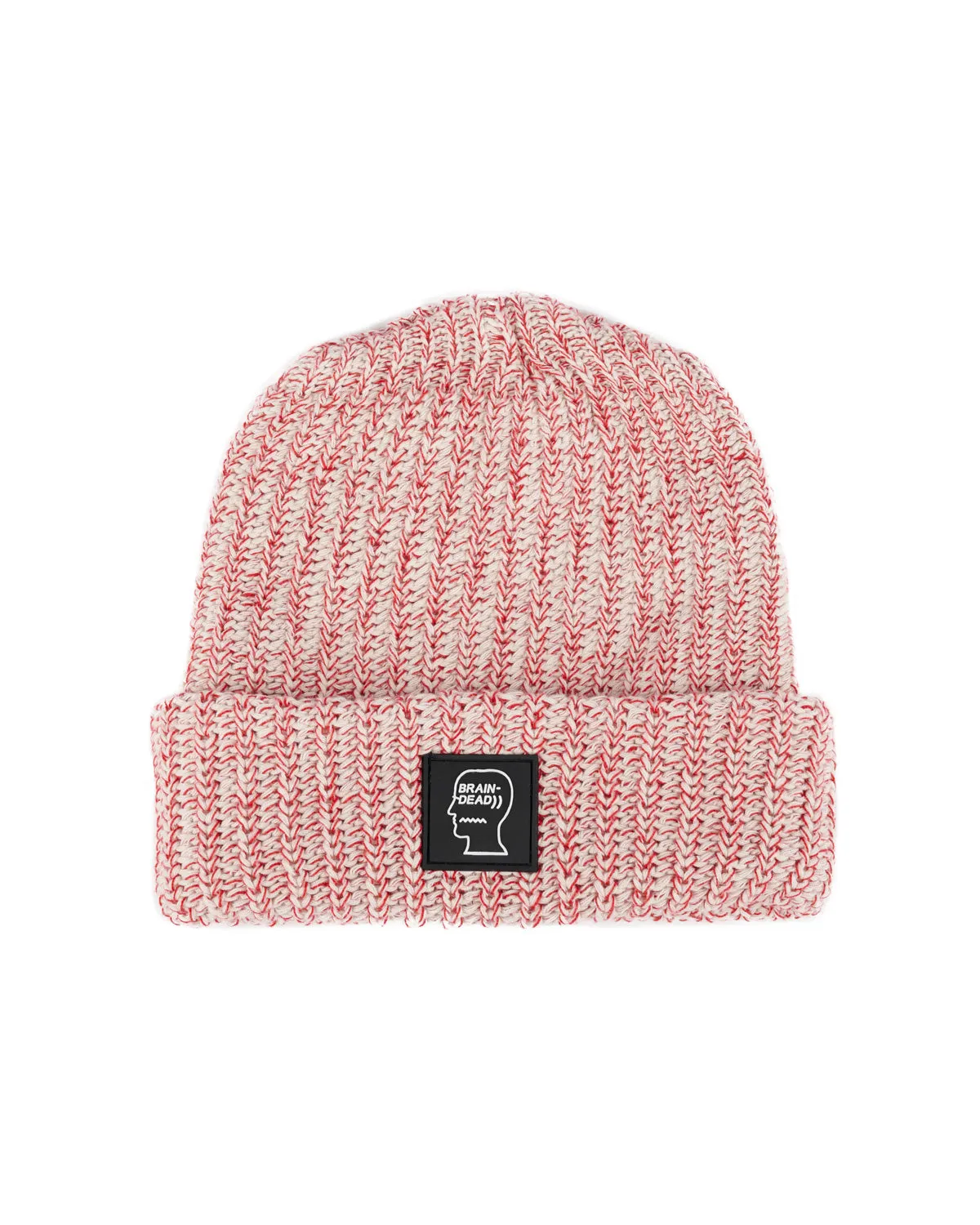 Logohead Beanie - Red Heather