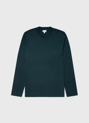 Long Sleeve Heavyweight T Shirt - Peacock