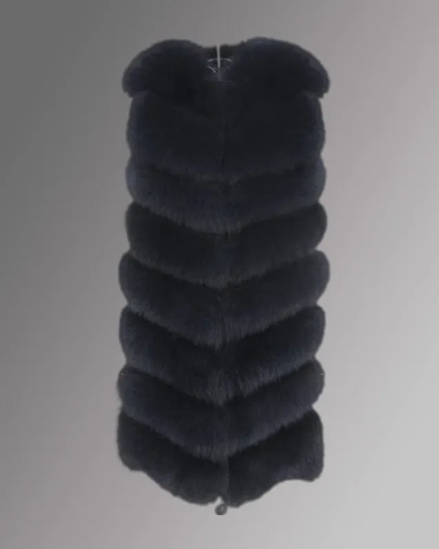 Lux Grey Long Gilet