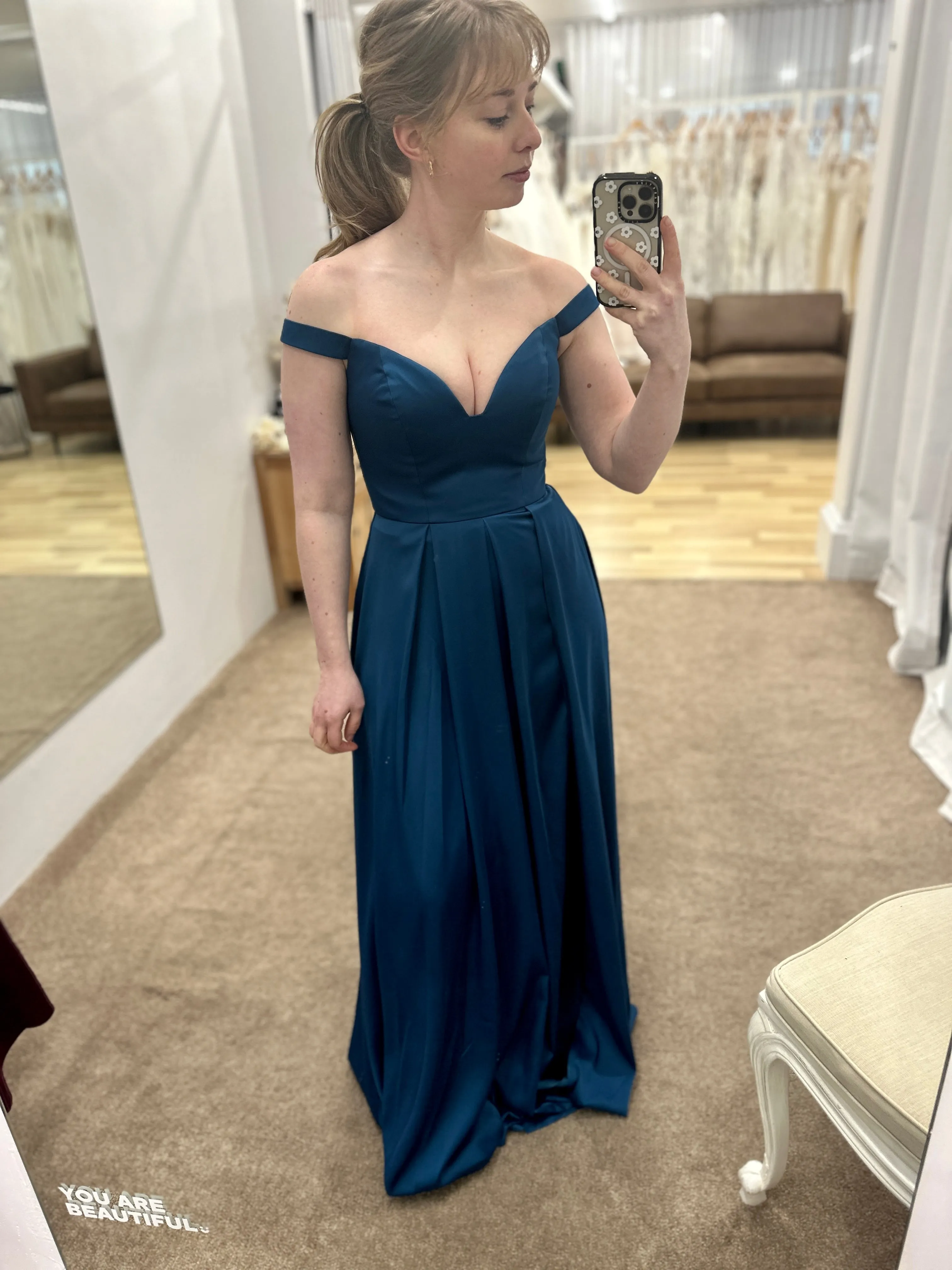 Maeve Off Shoulder Ball Gown