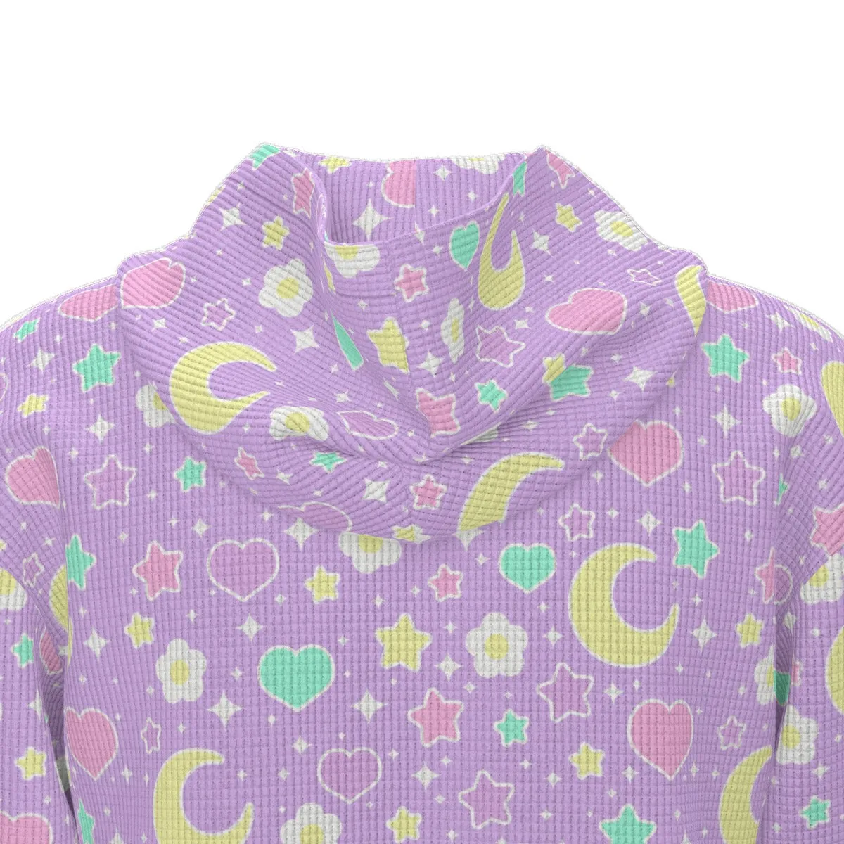 Magical Spring All-Over Print Unisex Zip Hoodie Sweatshirt (Purple)