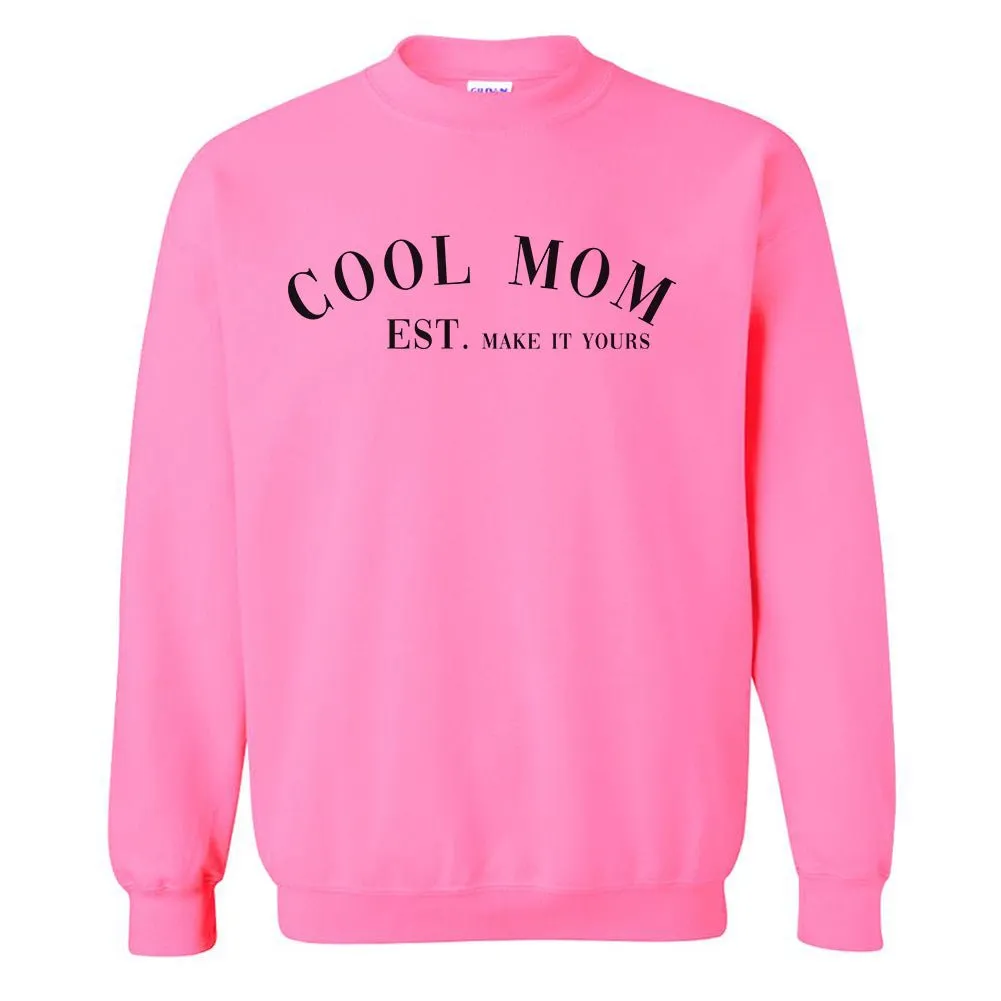 Make It Yours™ 'Cool Mom' Neon Crewneck Sweatshirt